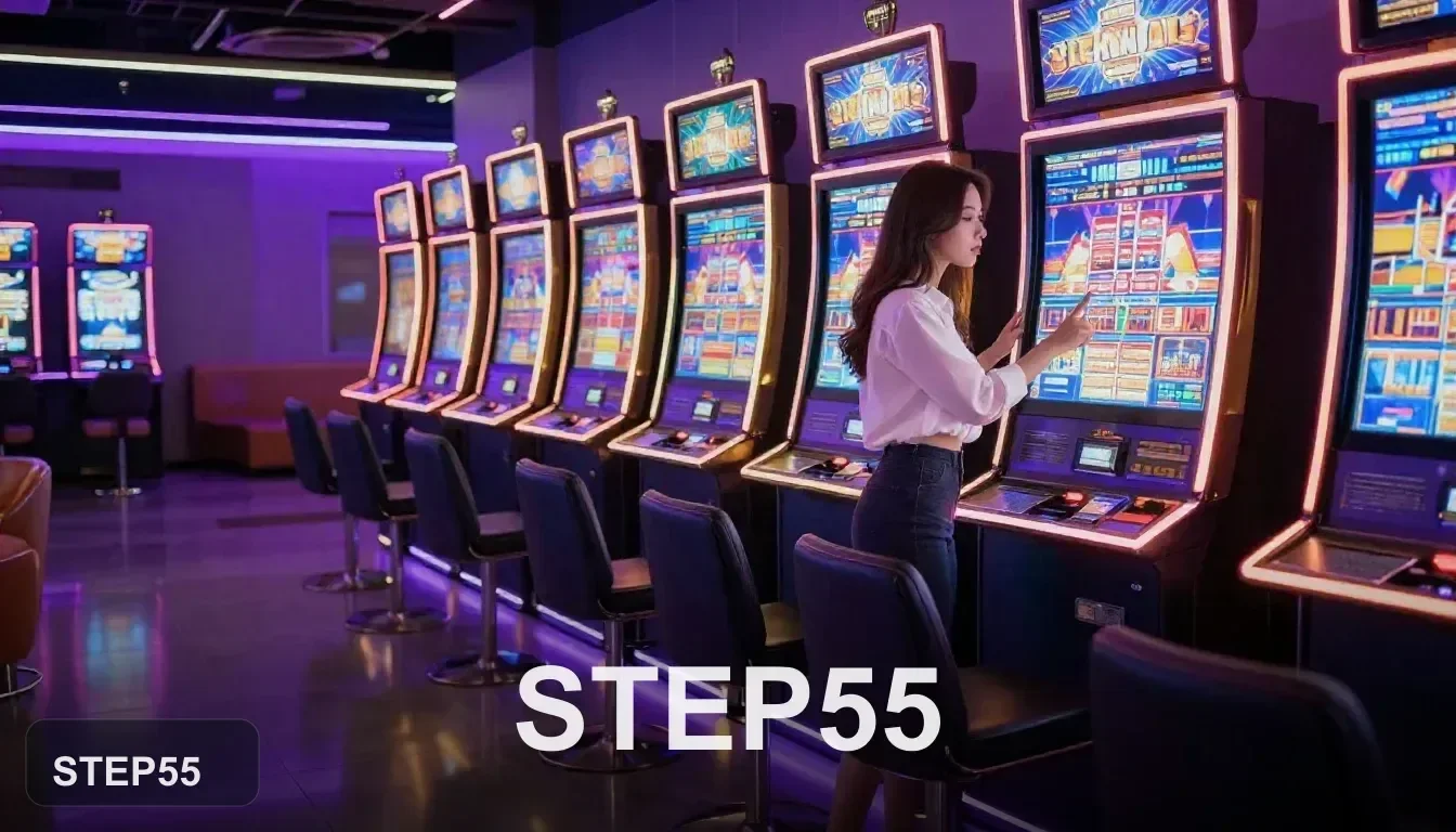 ดูการใช้งานบนมือถือและหน้าเข้าเกมที่ STEP55